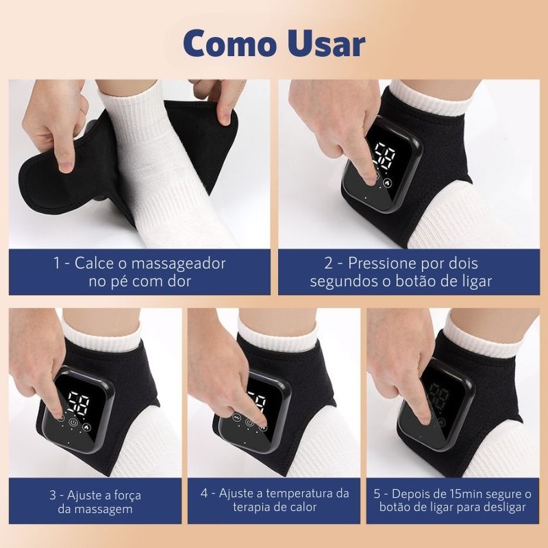 Massageador EMSensy DesinchaLix Lipedema e Neuropatia