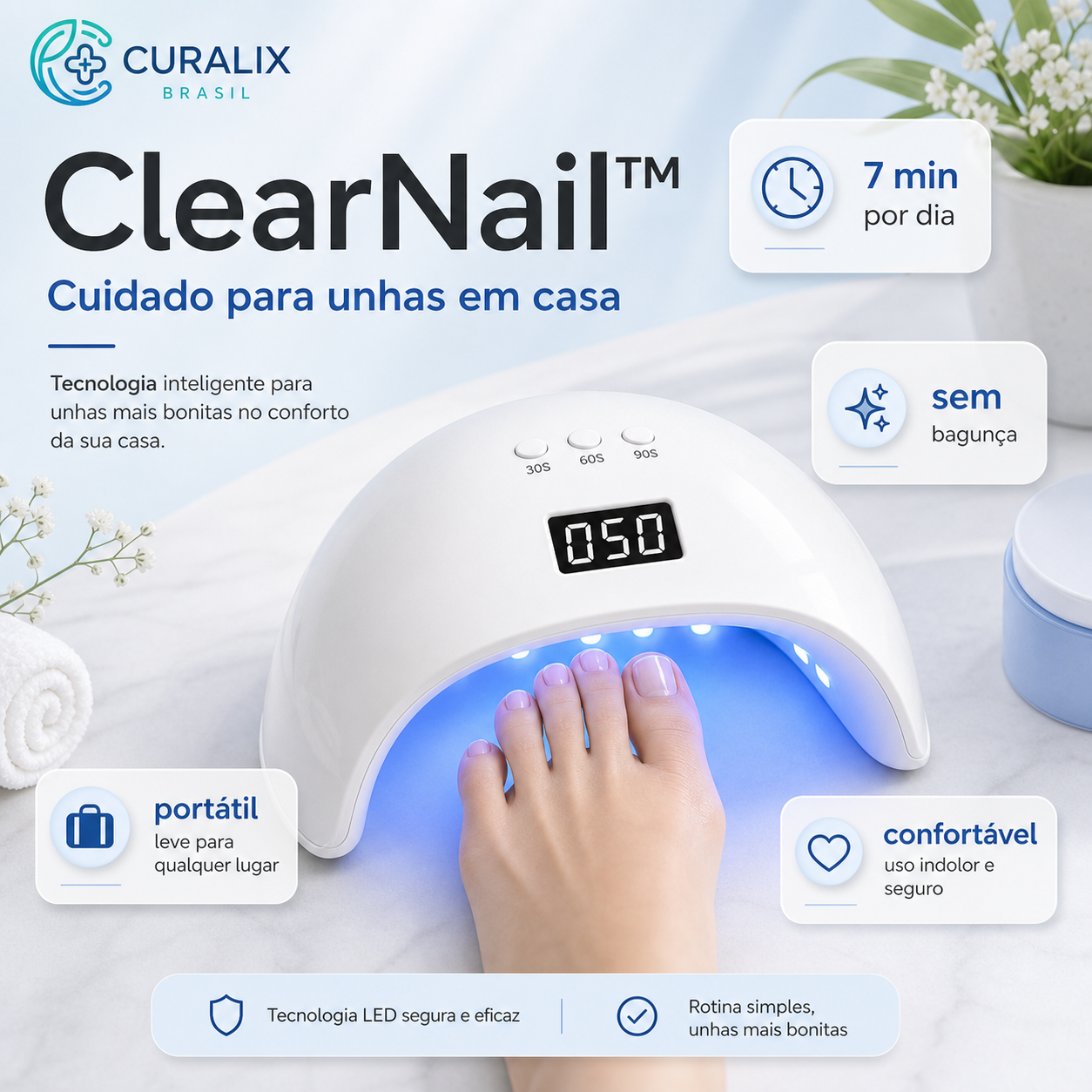 ClearNail - Tecnologia Fotônica Avançada