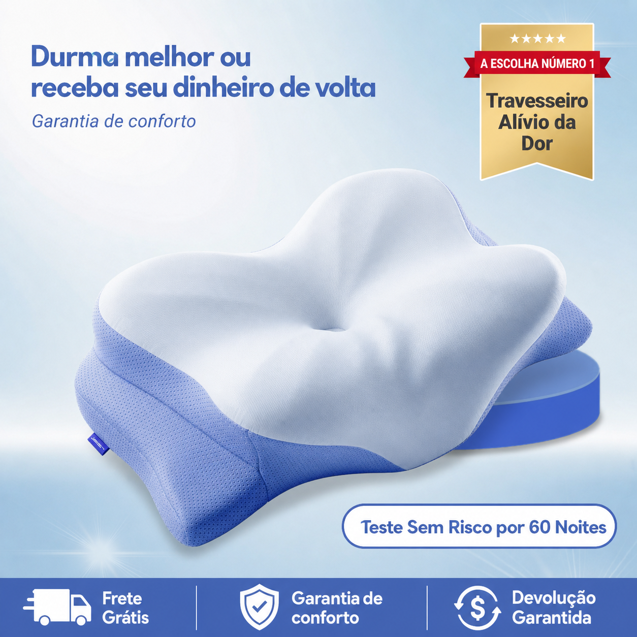 Travesseiro Derila Terapia do Sono